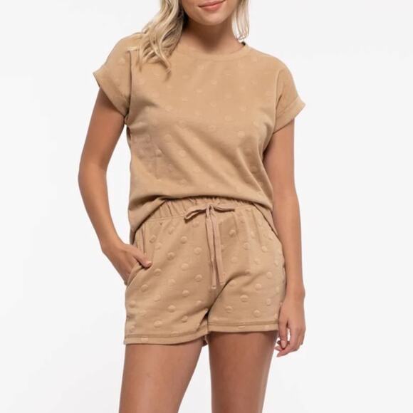 NWT Swiss Dot Short Set Size Large - Picture 1 of 5